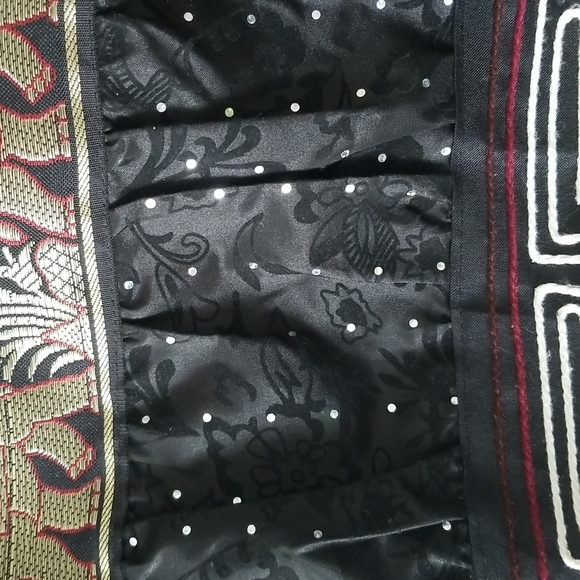 Eastern inspired Fabric Shoulder tote - Picture 3 of 6